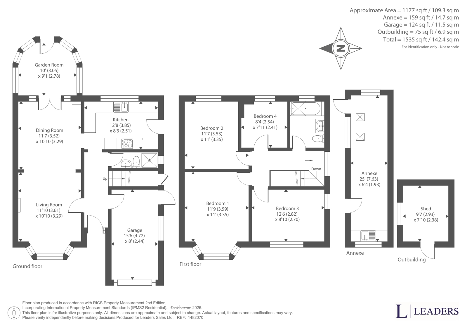 64, Longfields Road, Norfolk floorplan