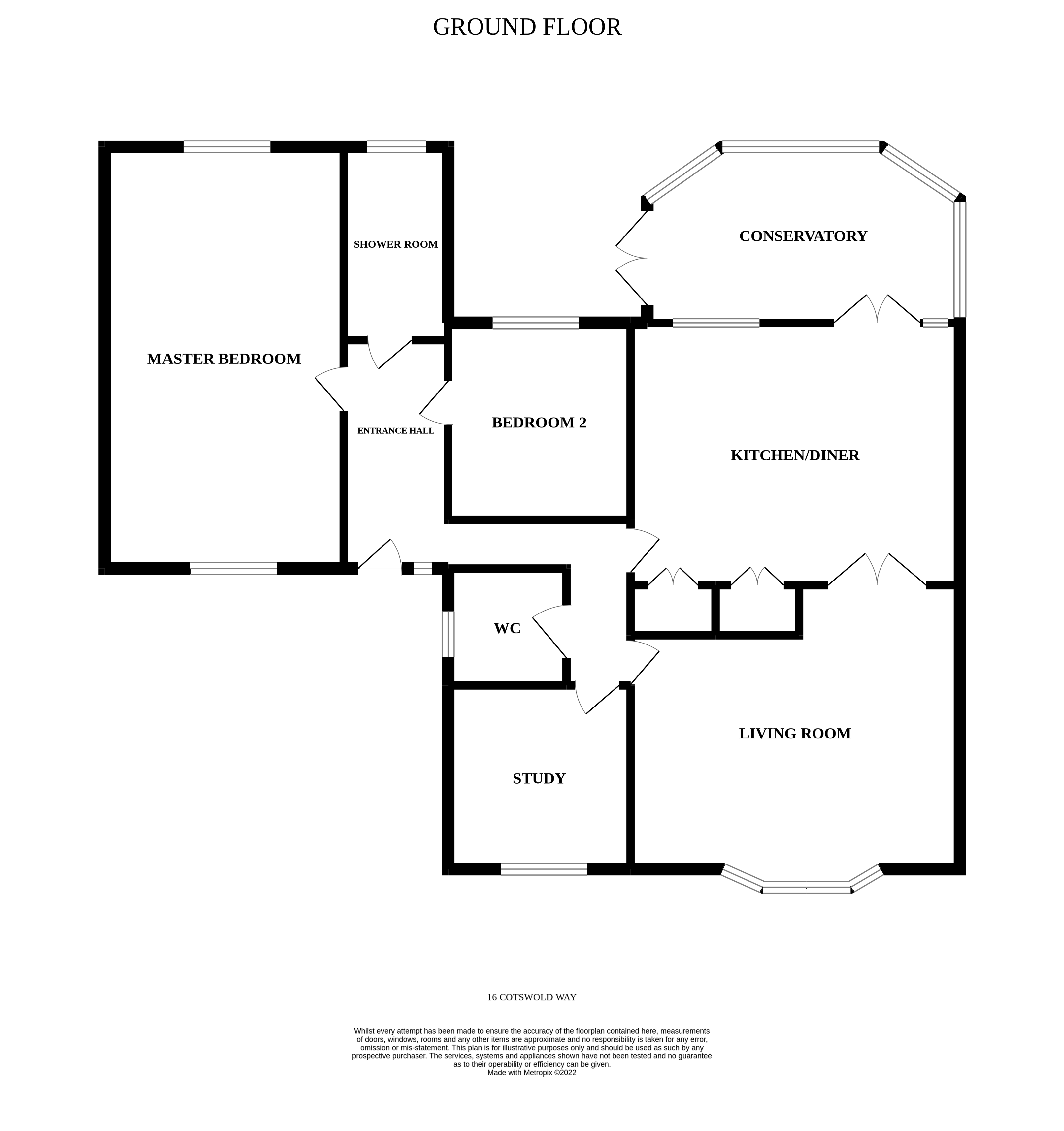 Cotswold Way, Oulton, Lowestoft NR32, 2 bedroom detached bungalow for