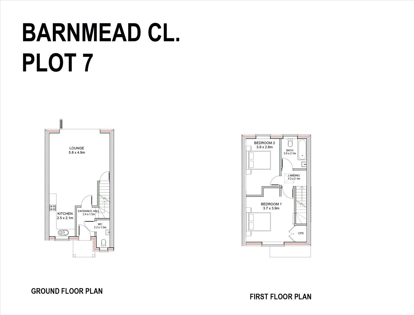 Plot 7, Barnmead Close, Start Hill, Bishop's Stortford floorplan