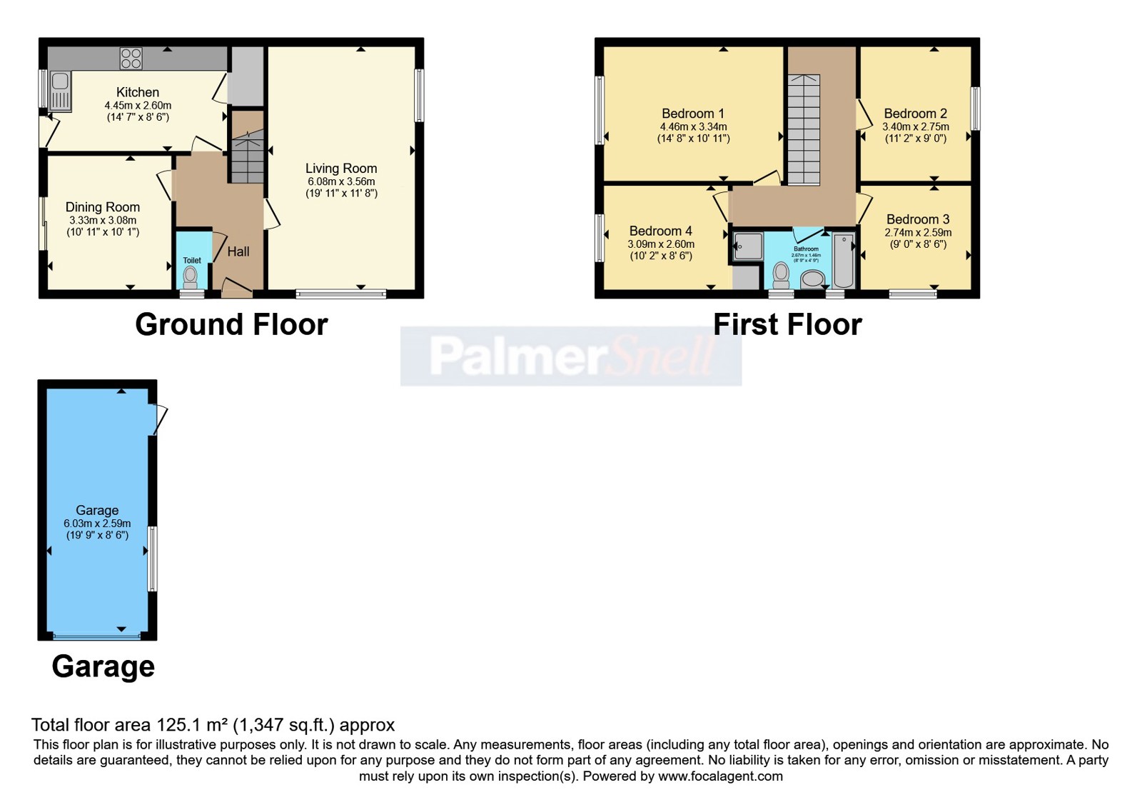 2, Brookside Close, Weymouth floorplan
