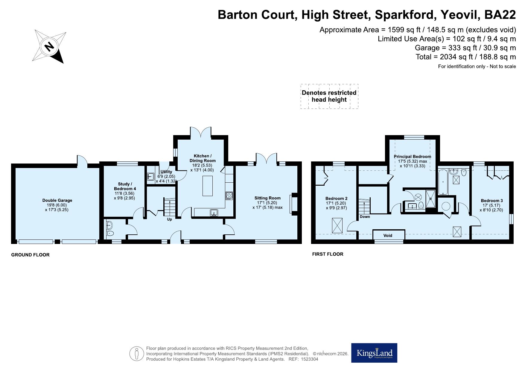 3, Barton Court, Sparkford floorplan