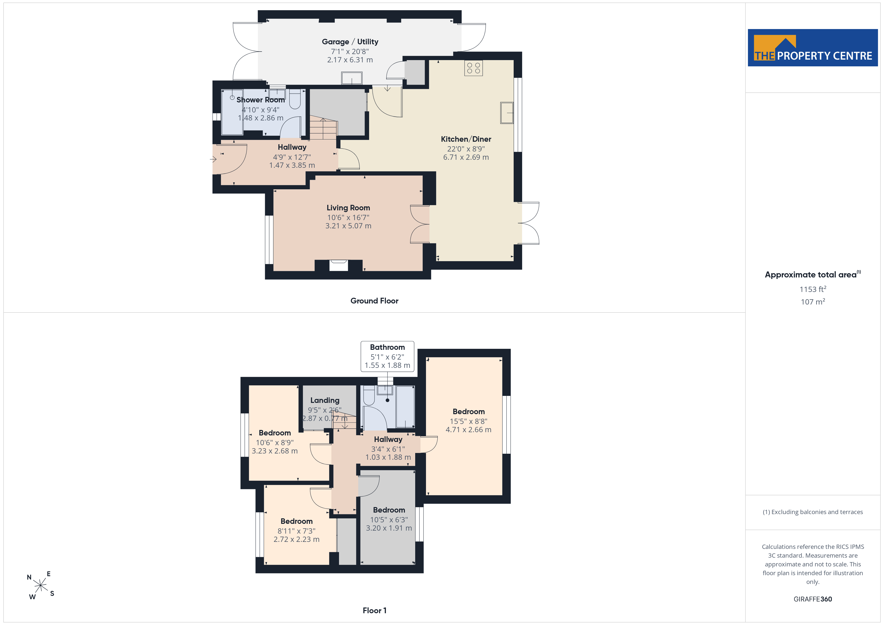 34, Devon Road, Worcestershire floorplan