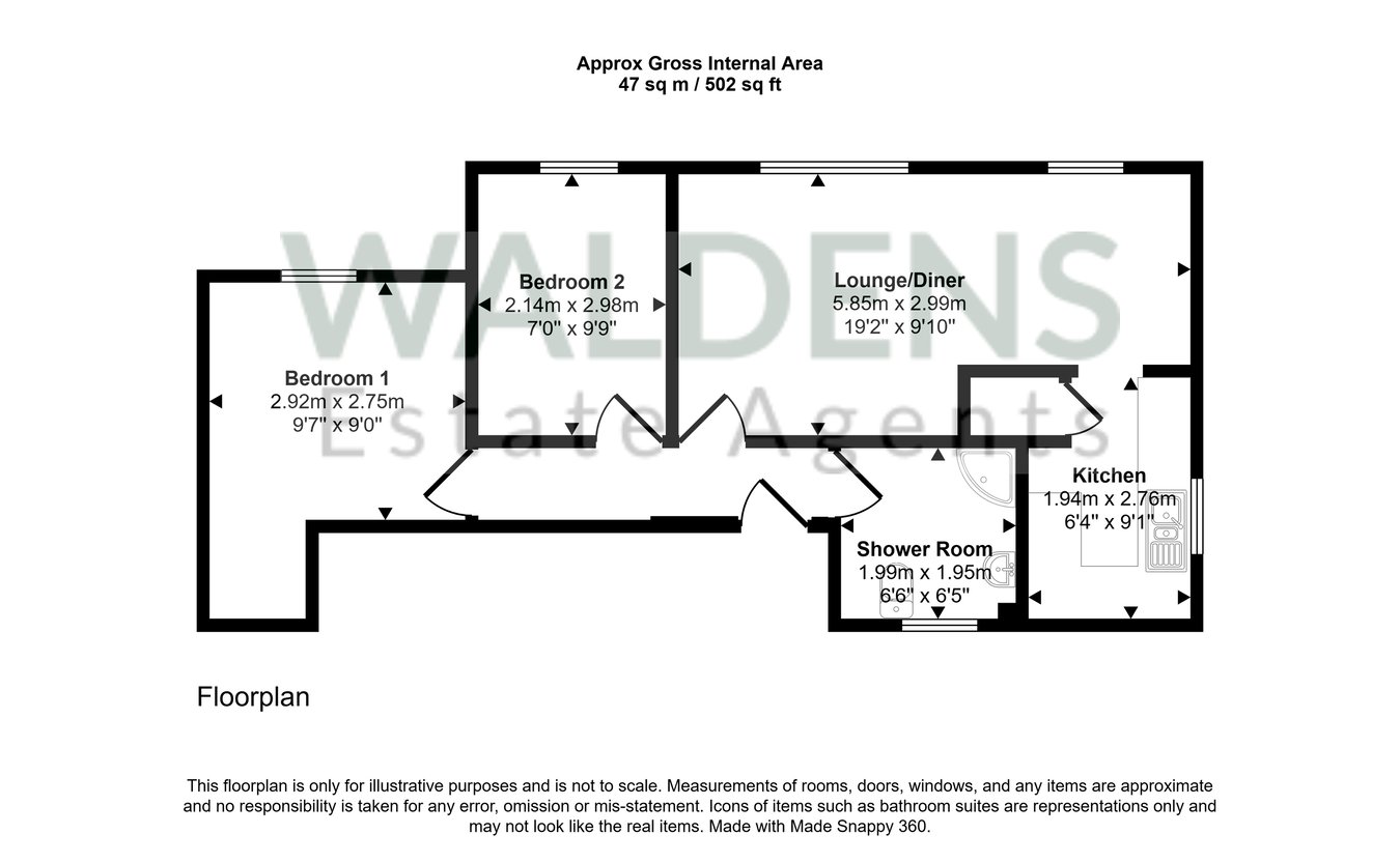 1 Alpha Court, High Street, Bedford floorplan