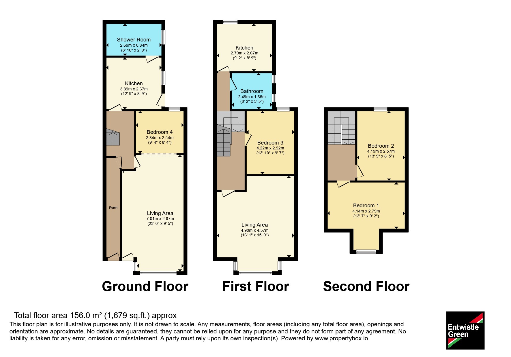 8, Caunce Street, Lancashire floorplan