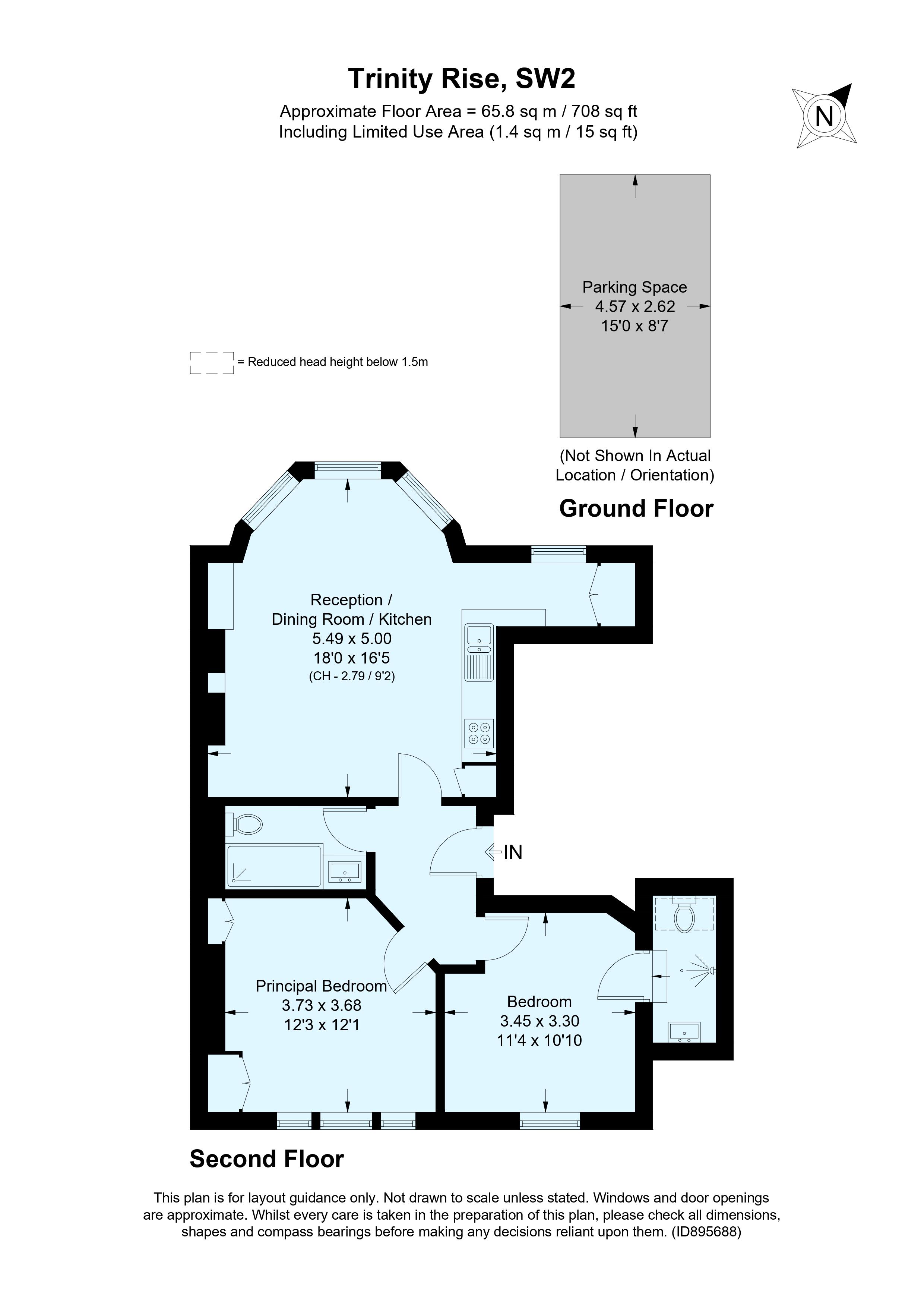 31, Trinity Rise, London floorplan