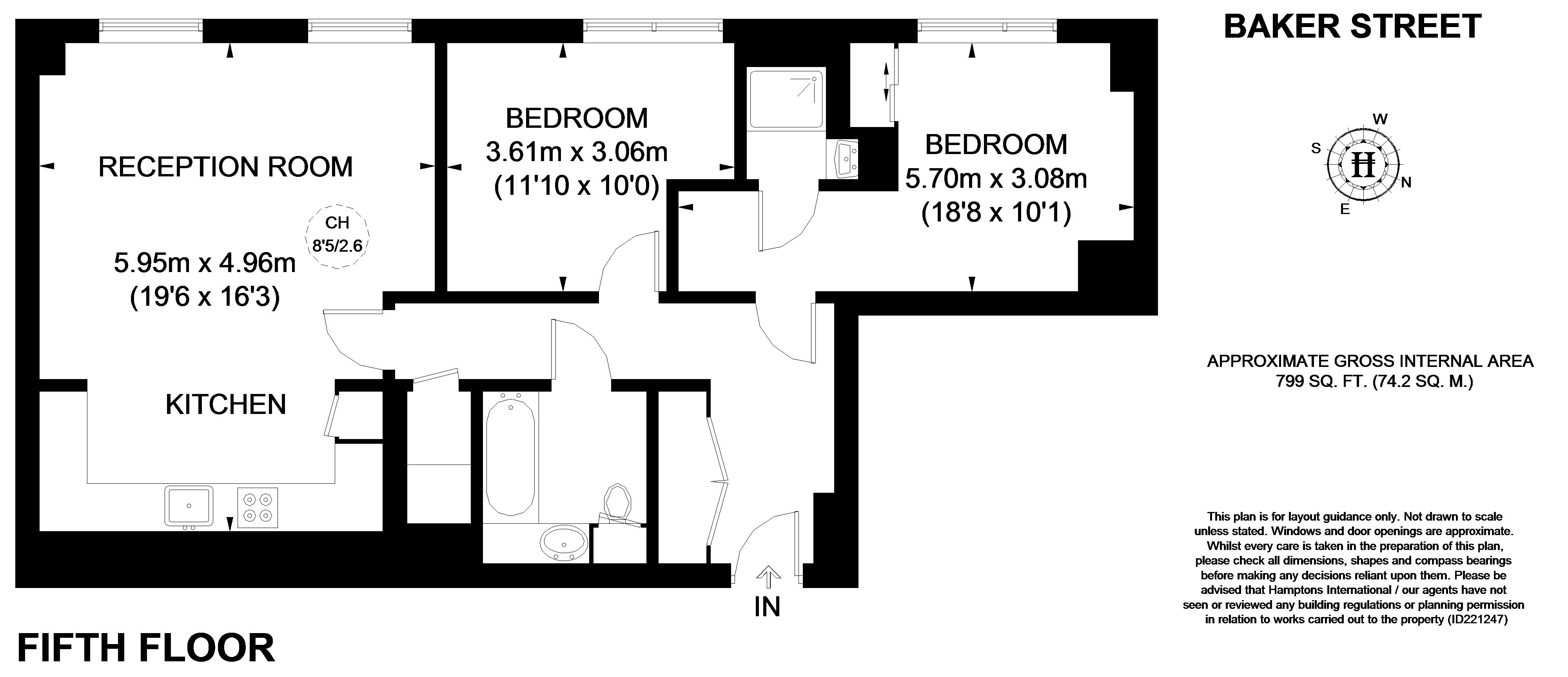 2 Bedrooms Flat to rent in Baker Street, London W1U