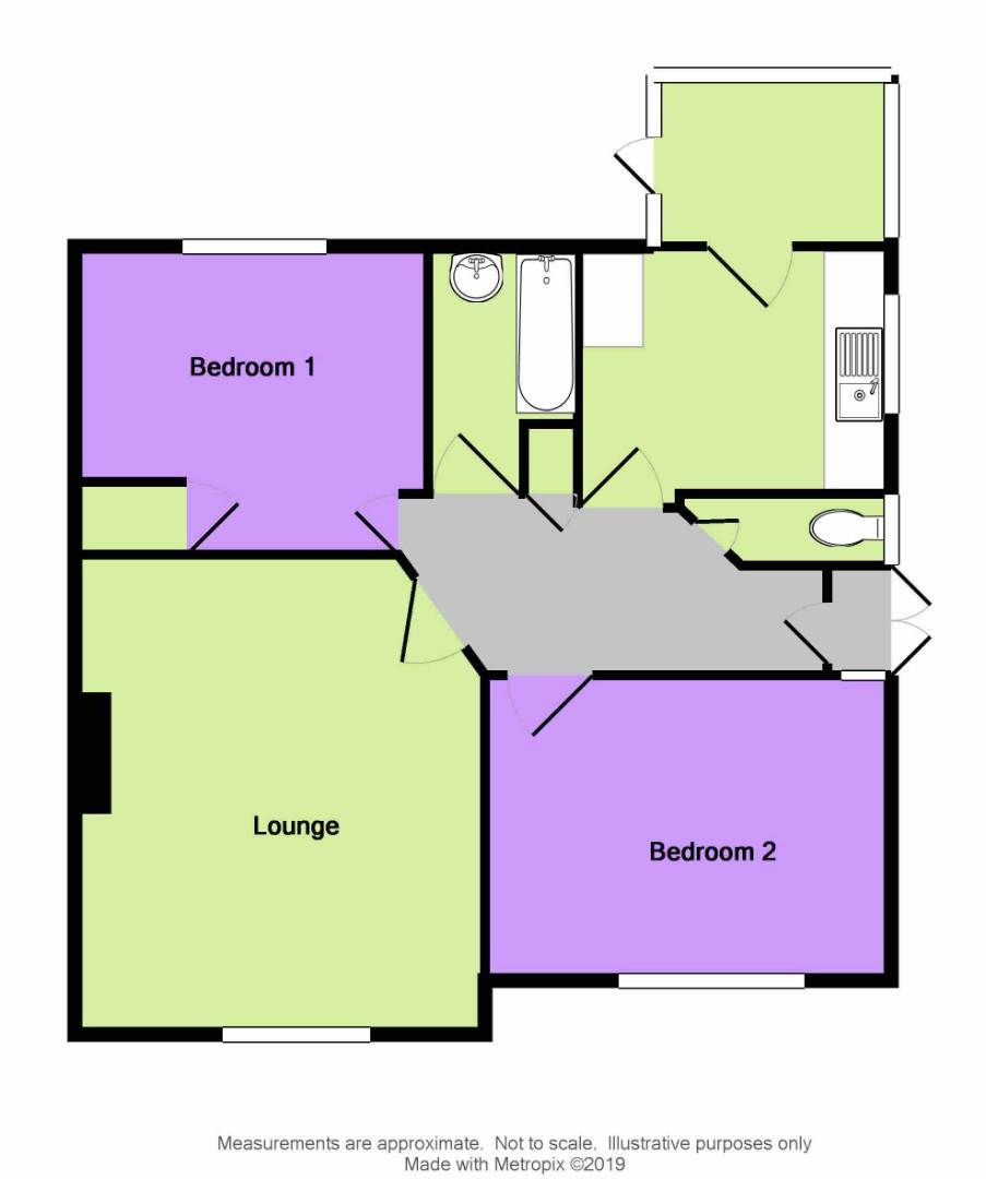 2 Bedrooms Semi-detached bungalow for sale in Mierscourt Close, Rainham, Gillingham ME8