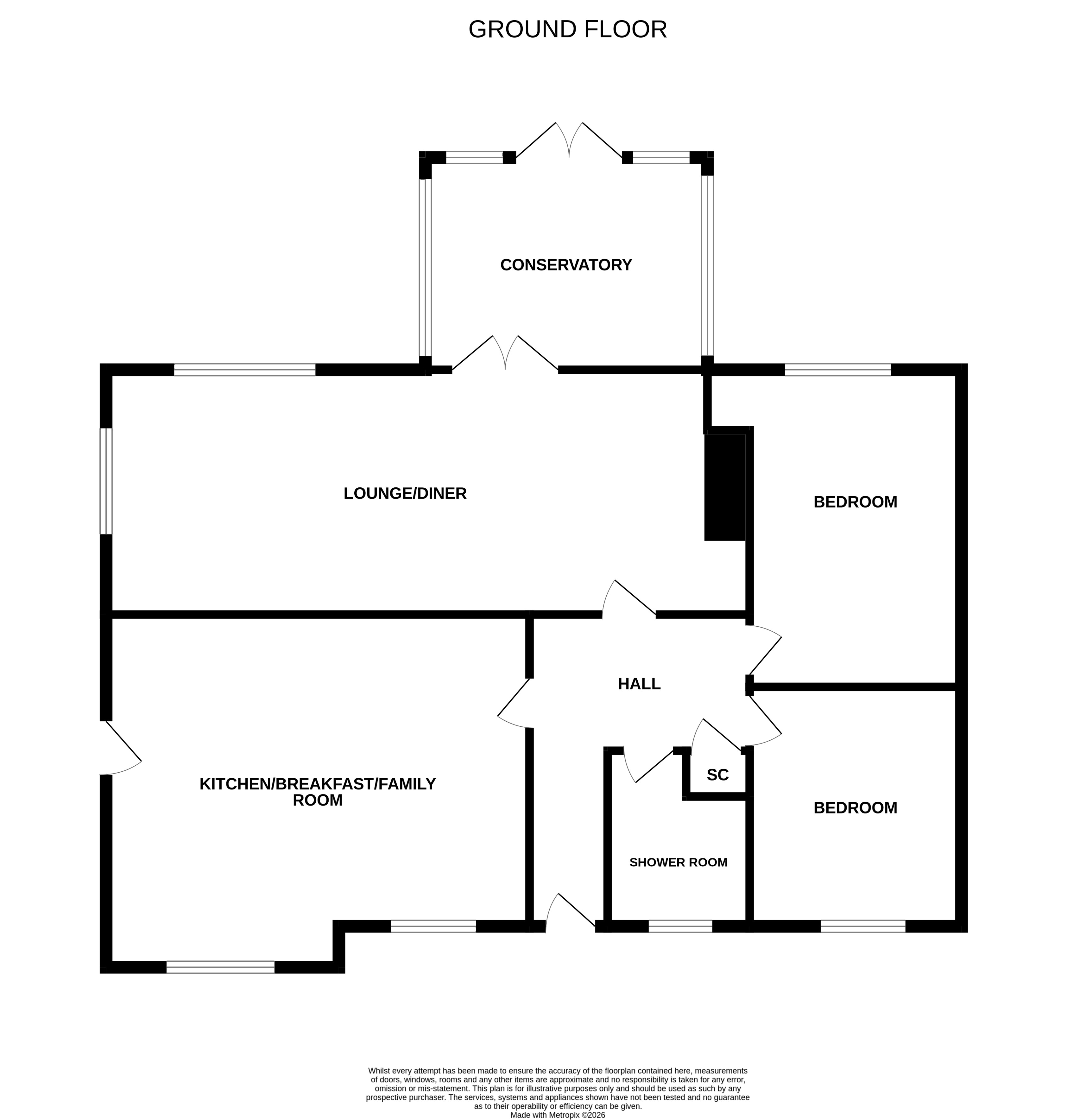 26, Gamlingay Road, Sandy floorplan