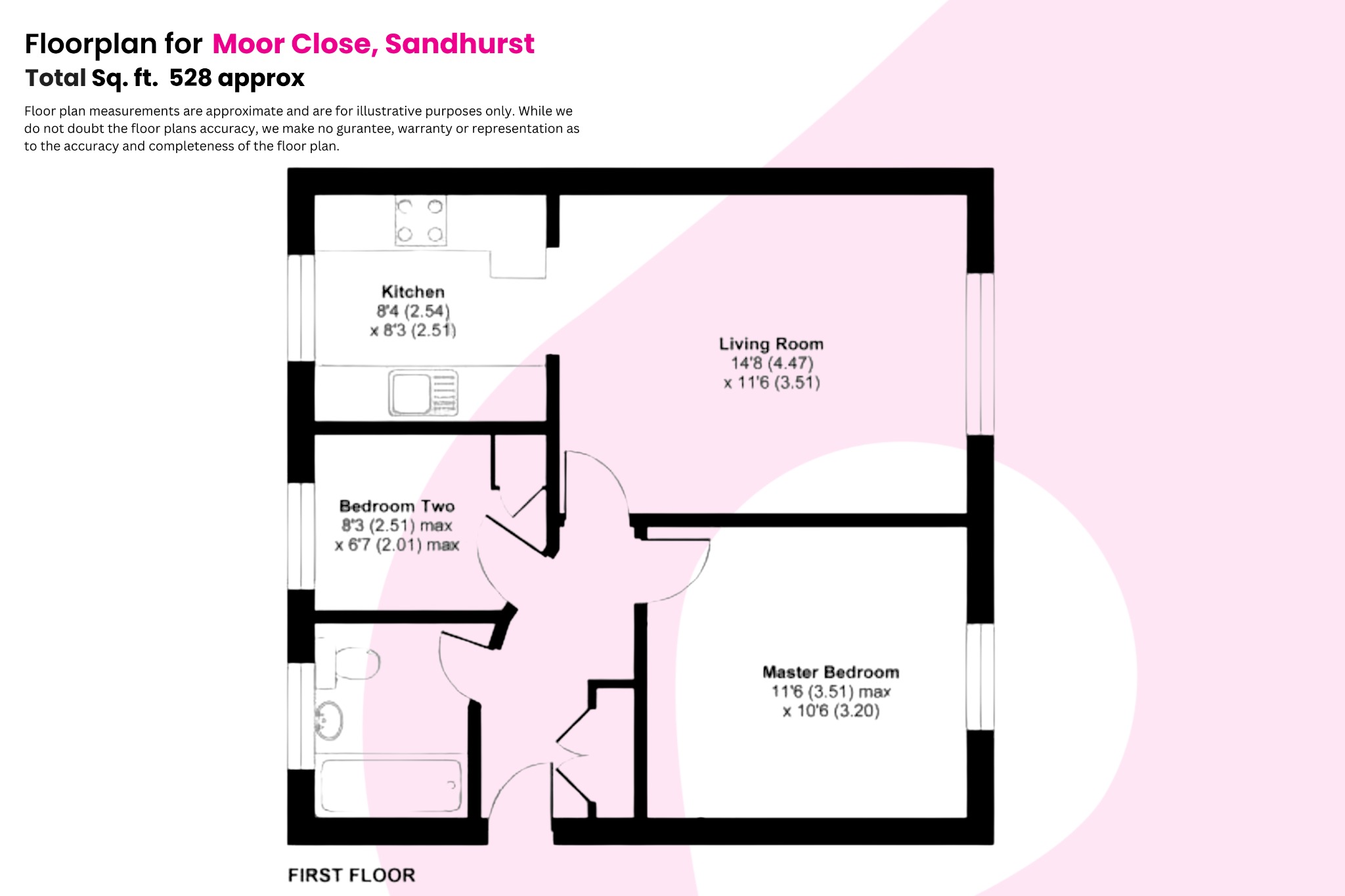 47 Moor Close, Owlsmoor, Berkshire floorplan