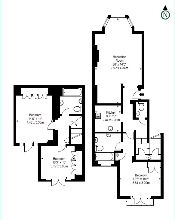 3 Bedrooms Flat to rent in Somerset Court, 79-81 Lexham Gardens, Kensington, London W8