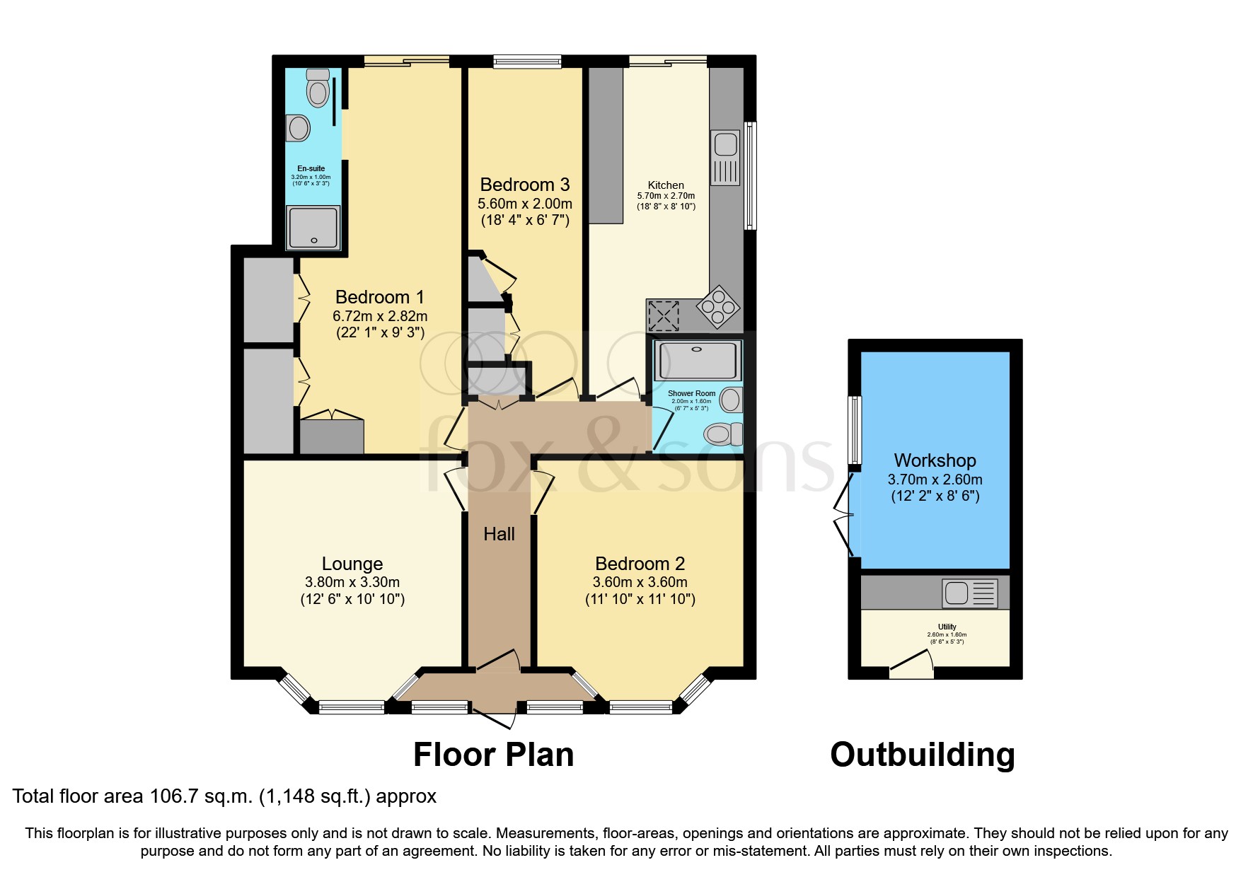 Cokeham Road, Sompting, Lancing BN15, 3 bedroom semidetached bungalow