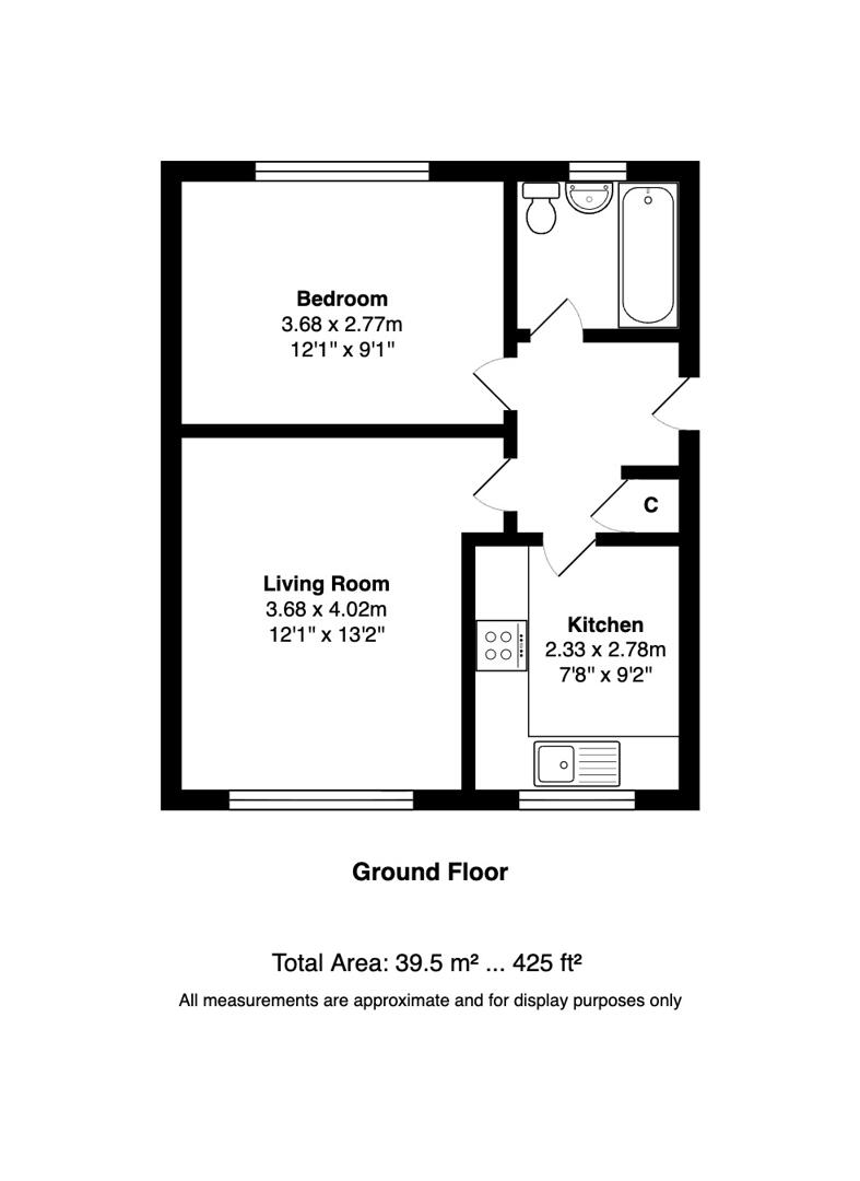 3, Walkers Row, Leeds floorplan