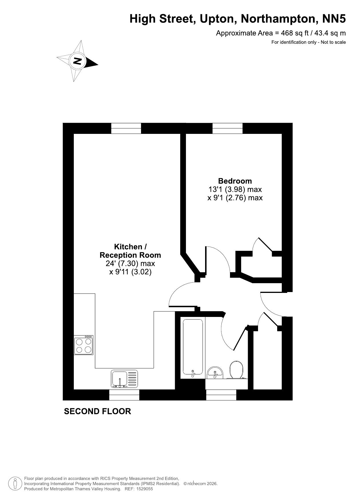 High Street Upton, Northampton floorplan
