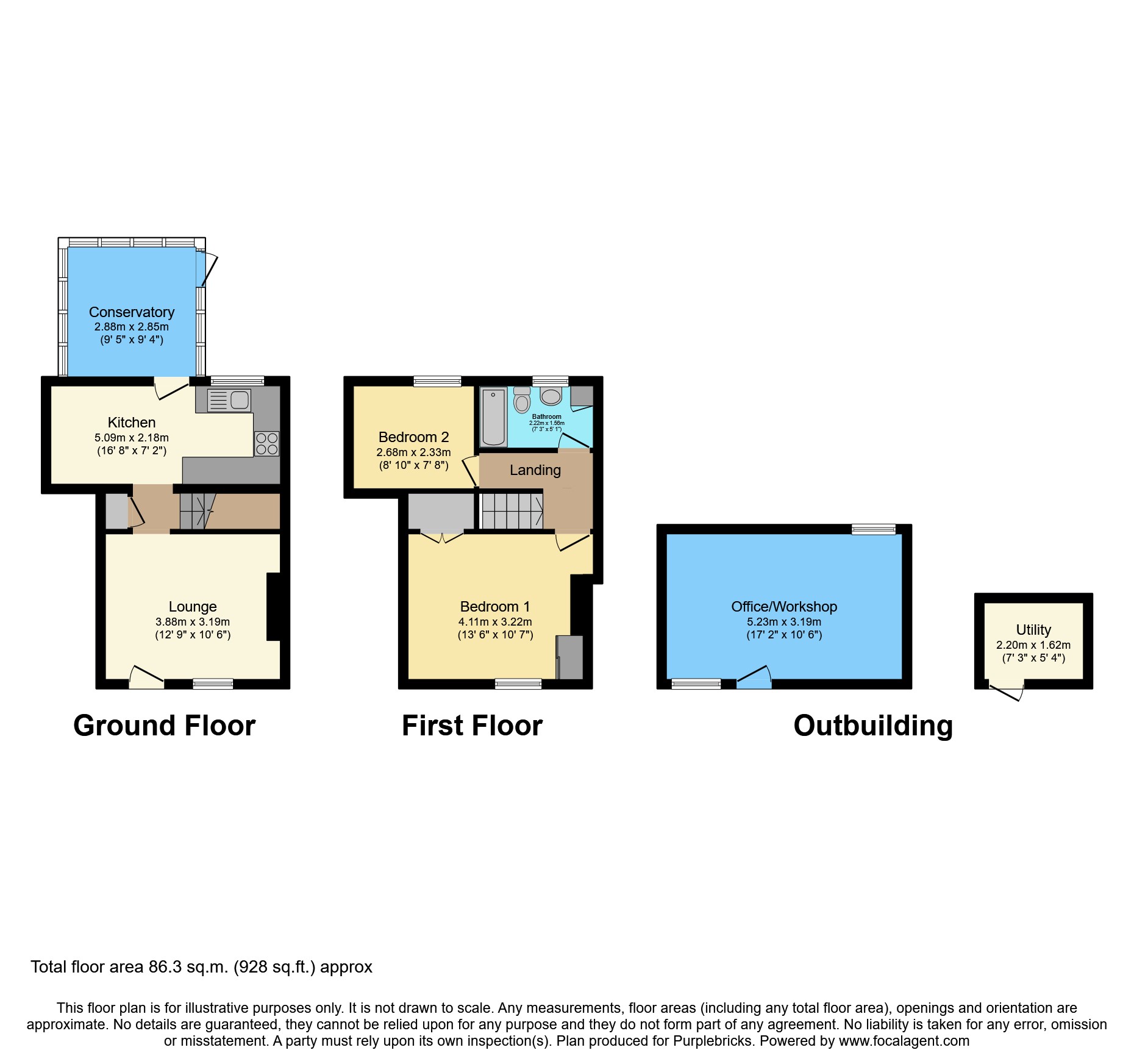 3, Mapplewells, Nottingham floorplan