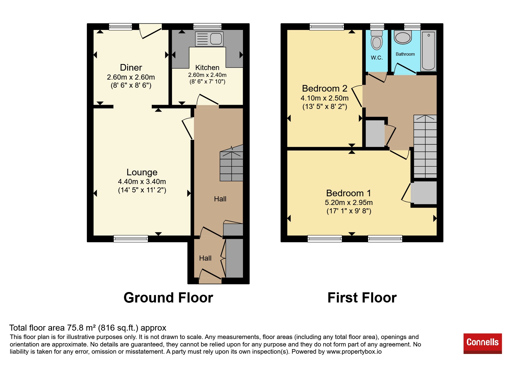 Dean Close, Stourbridge floorplan