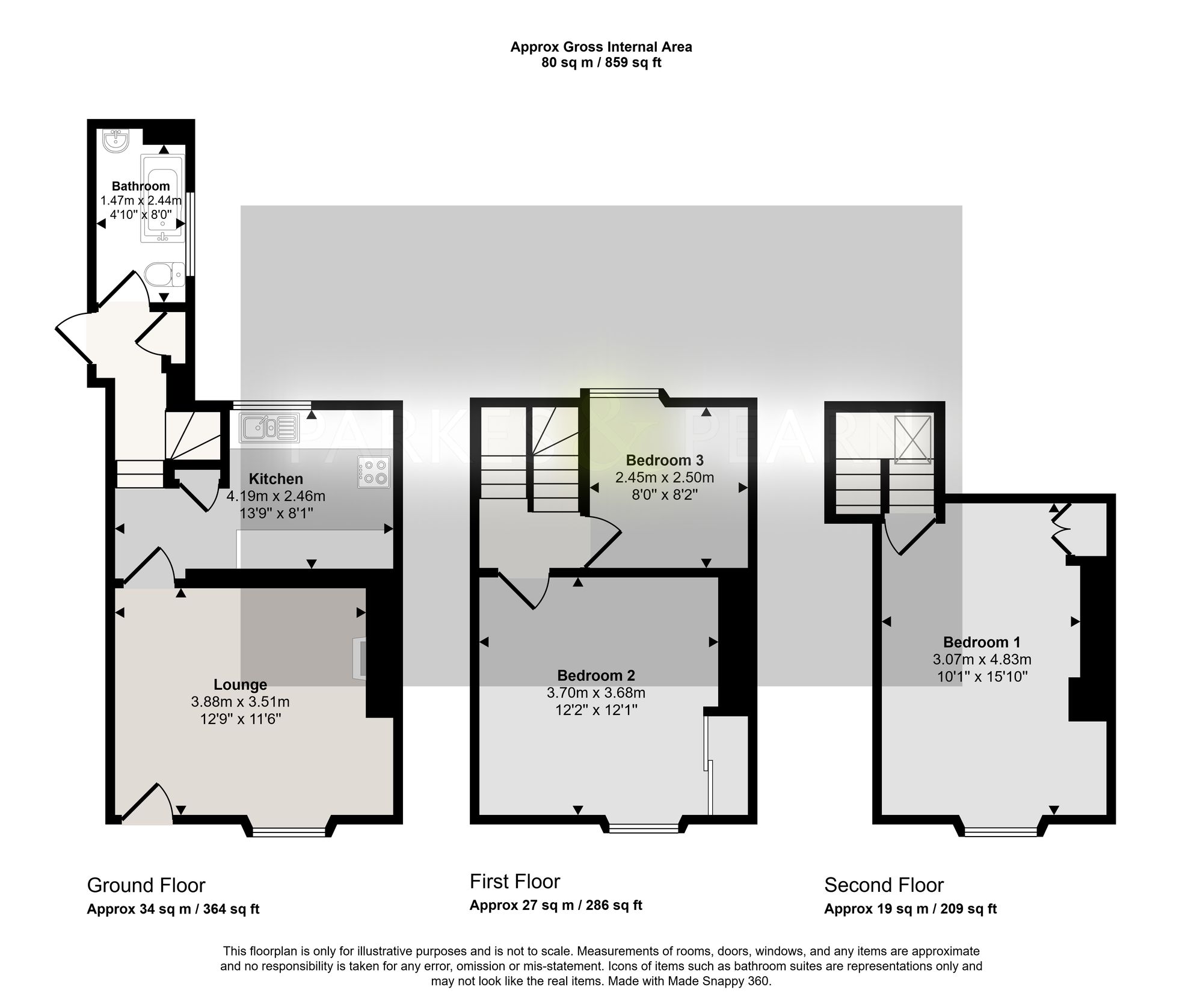 1 Bethany Cottages, Saltash floorplan