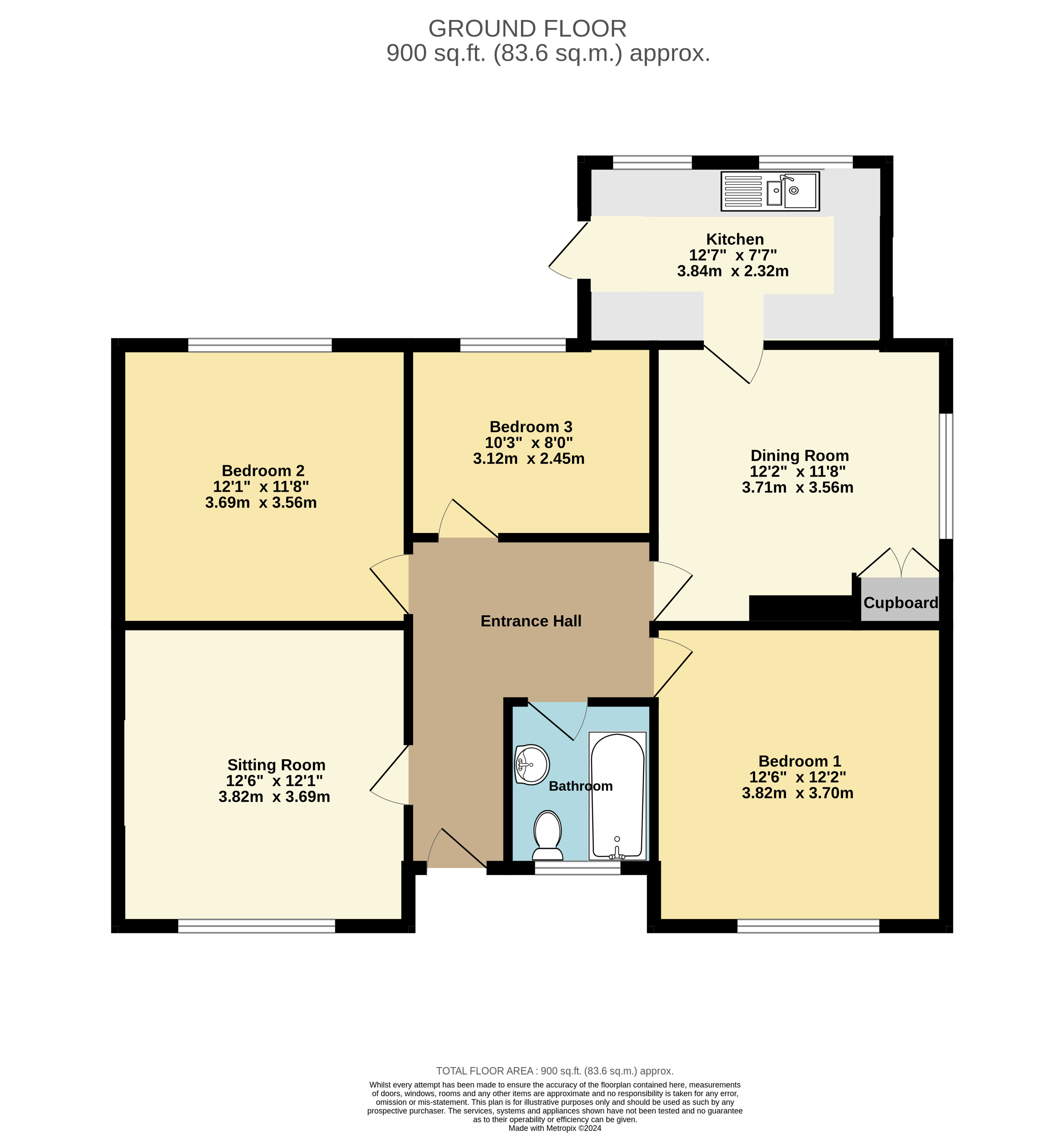Hobart Road, New Milton, Hampshire, BH25 floorplan