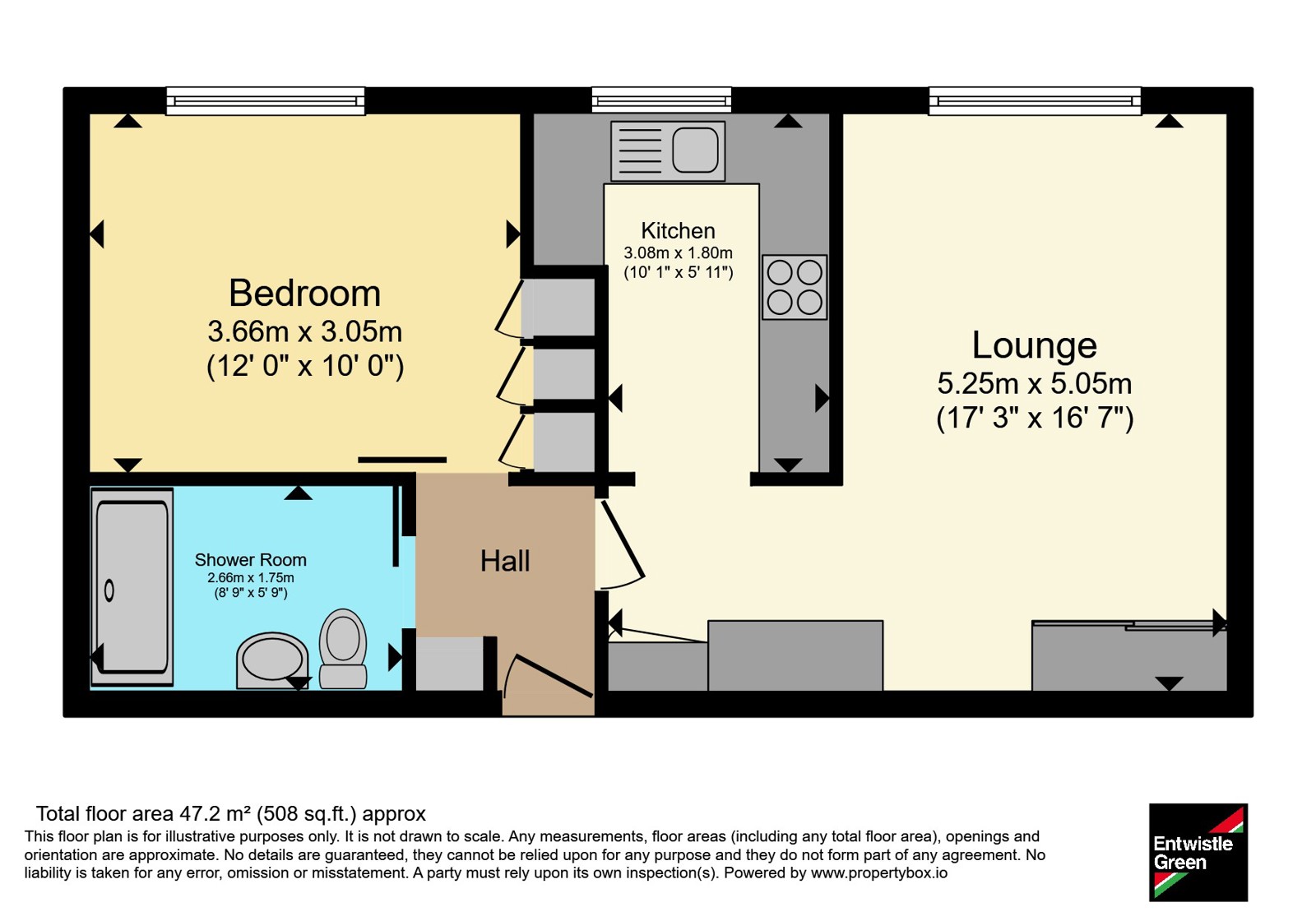 34, Moor Court, Liverpool floorplan