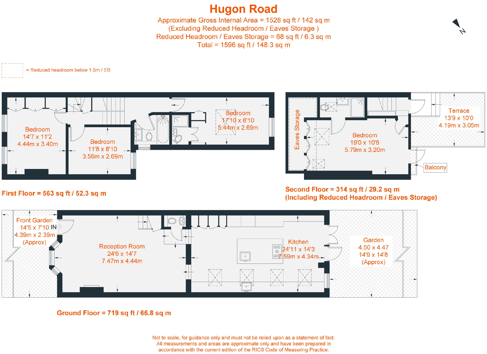4 Bedrooms  to rent in Hugon Road, Fulham, London SW6