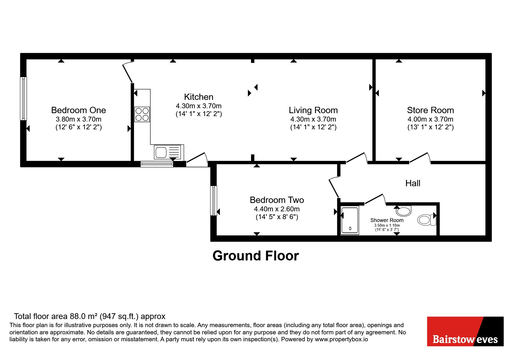 113a, Middleton Boulevard, Nottingham floorplan