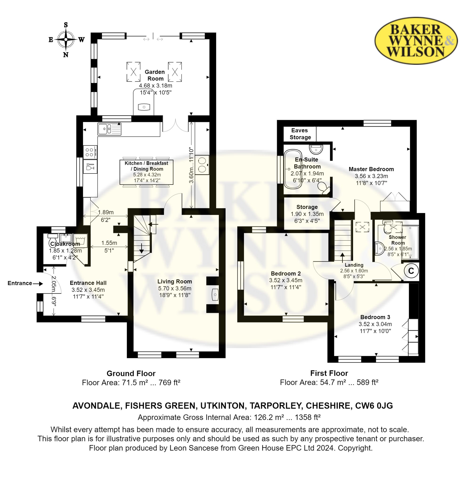 Avondale Fishers Green, Tarporley floorplan