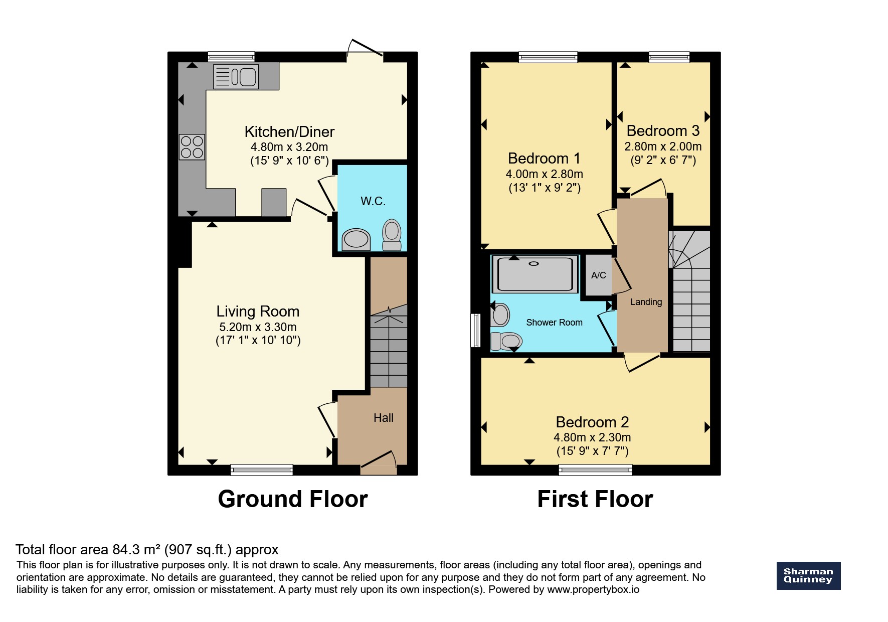 3, Bocking Close, HUNTINGDON floorplan