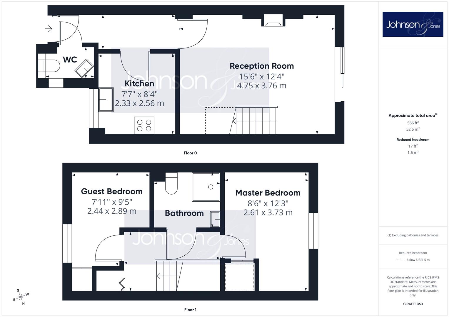 17, Onslow Mews, Chertsey floorplan