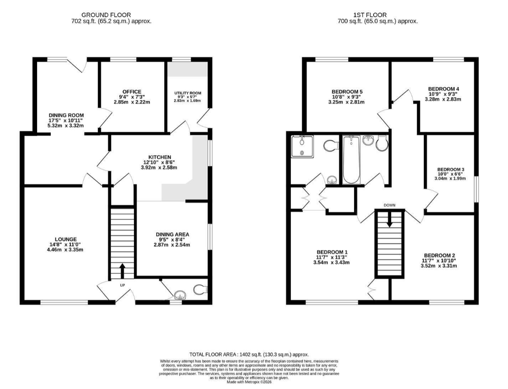 1, Heslington Court, York floorplan