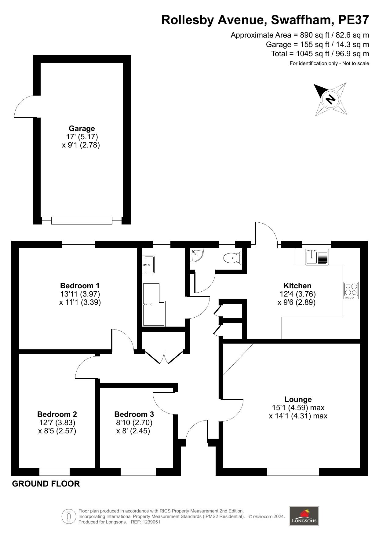 10, Rollesby Avenue, Swaffham floorplan