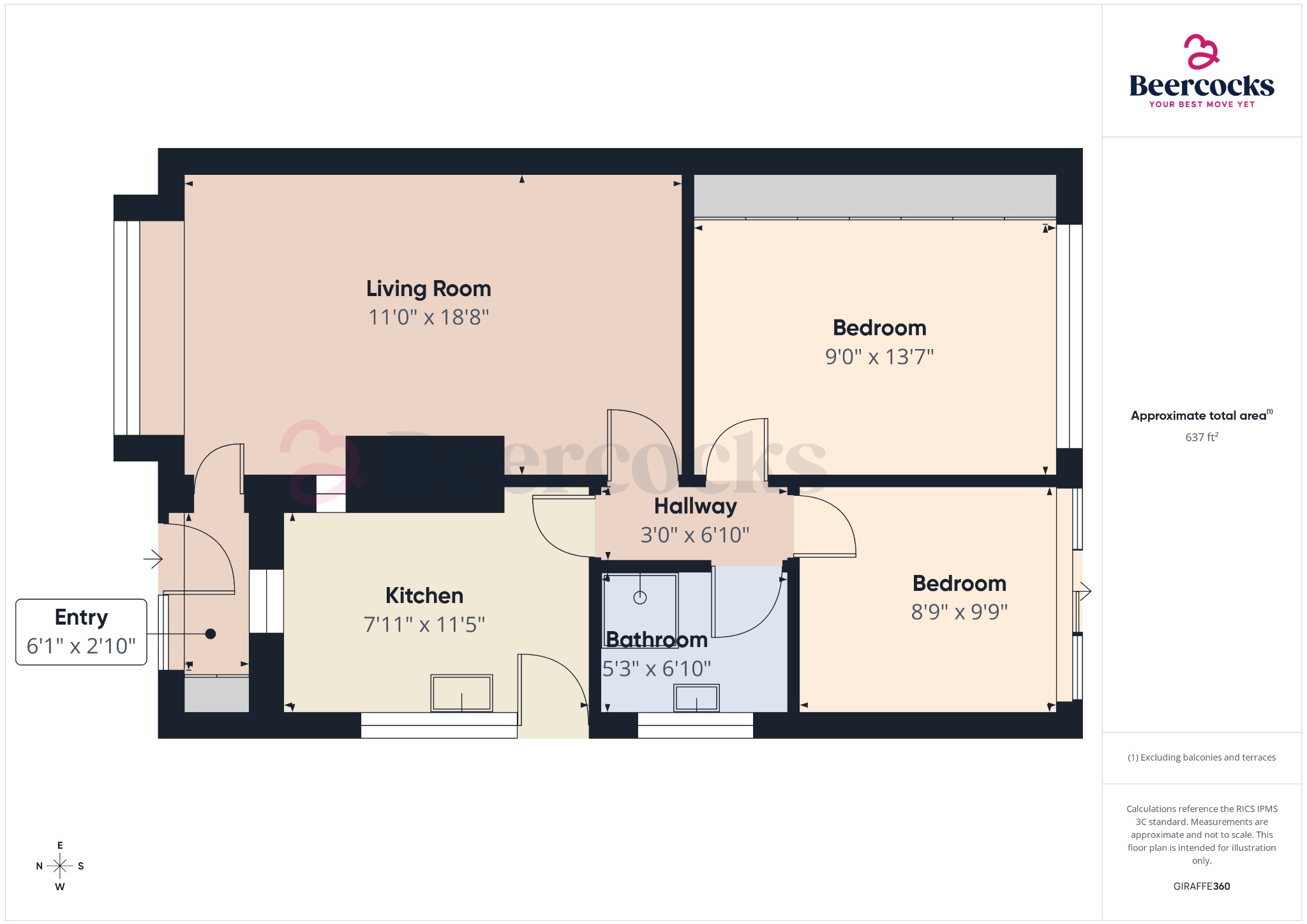 6, Plantation Drive, Brough floorplan