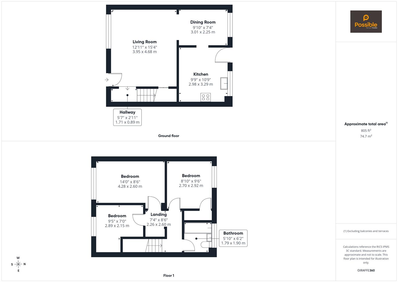 33, Gilsay Place, Perth floorplan
