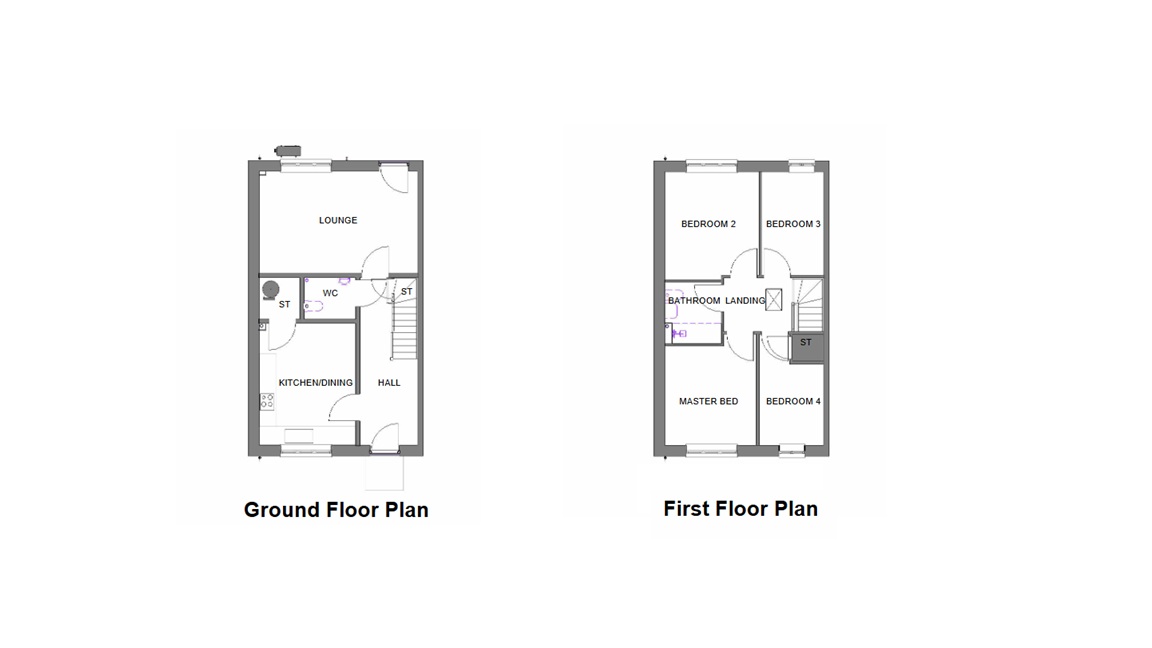 Plot 138, 4, Melodeon Mews, Nuneaton floorplan
