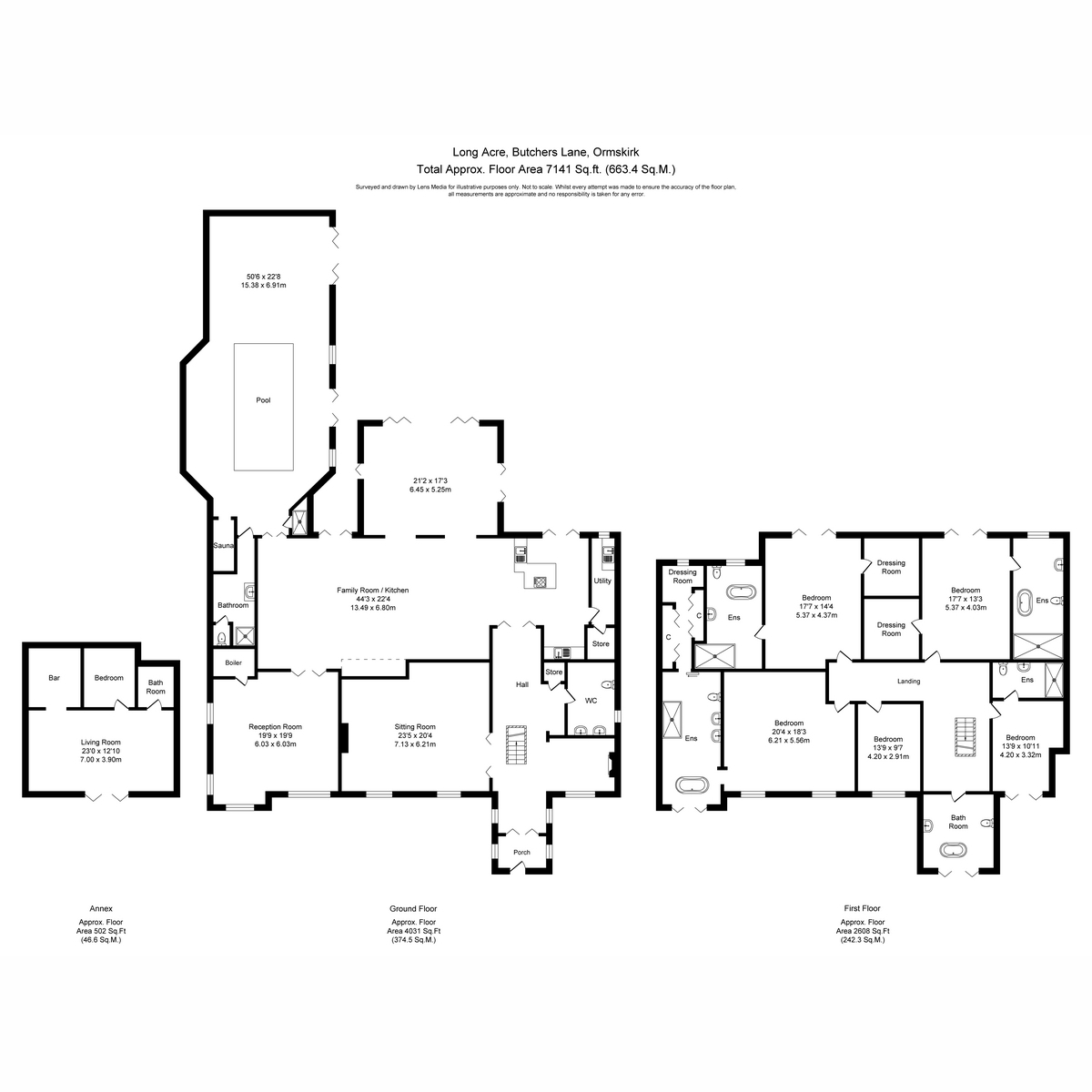 Long Acre, Butchers Lane, Aughton floorplan