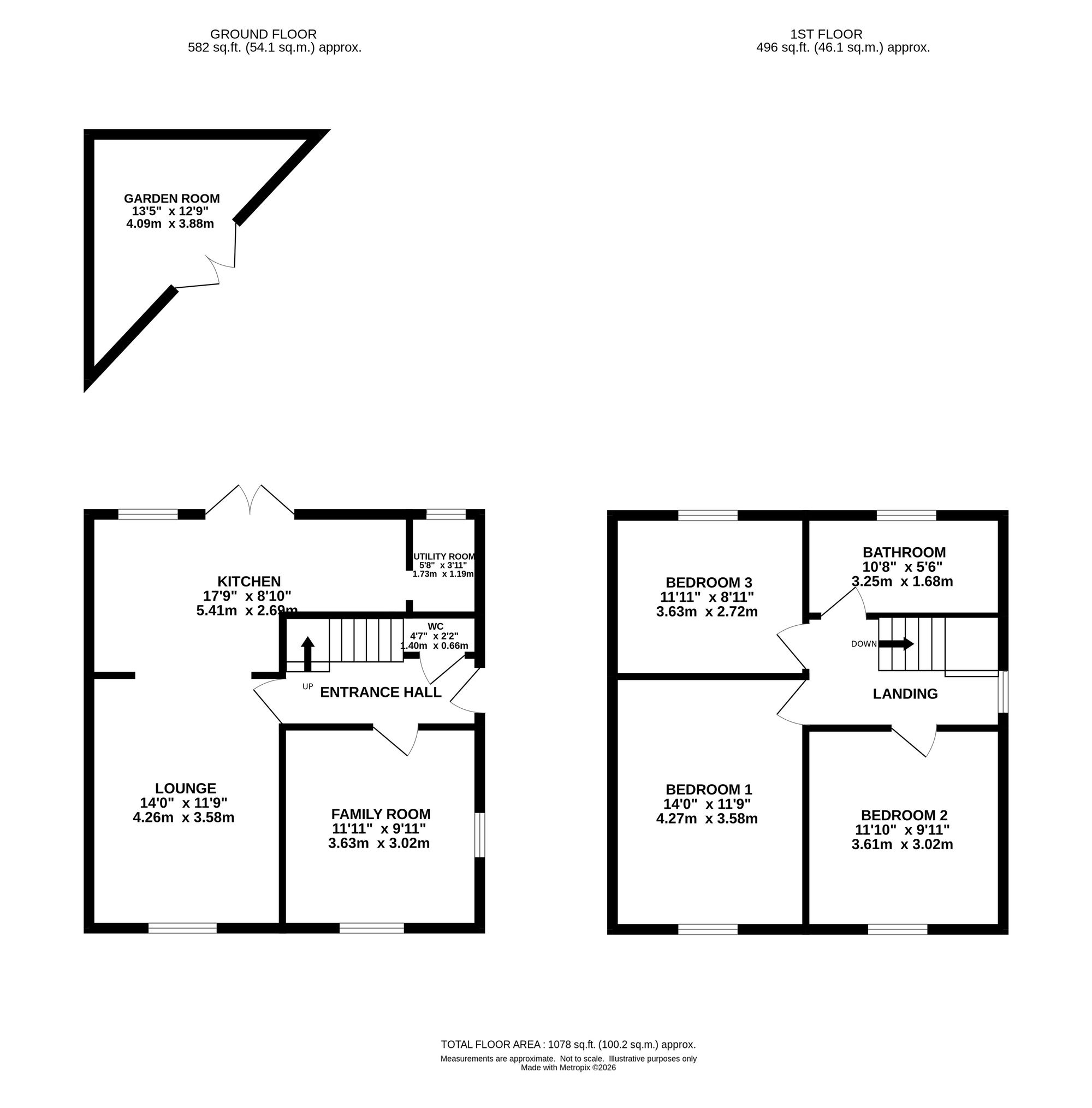 2 Crescent Road, Alderley Edge floorplan