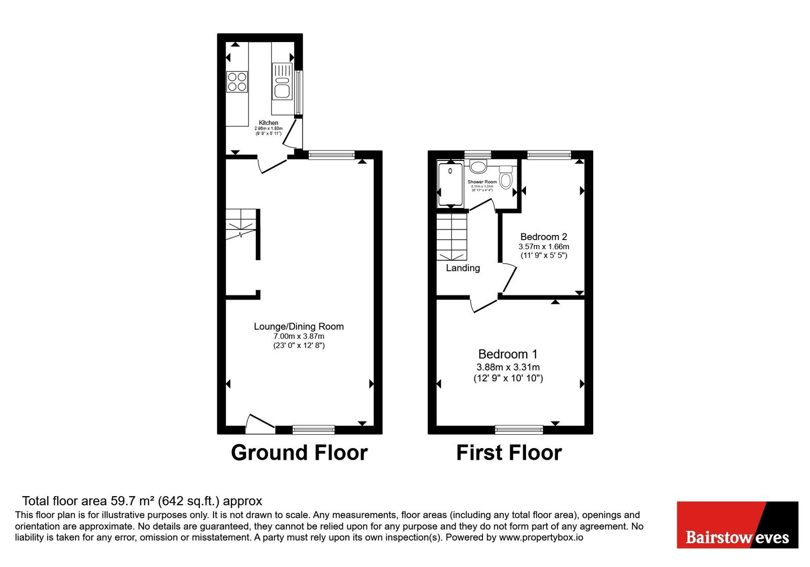 11, Sherwood Street, Kirkby-in-Ashfield floorplan