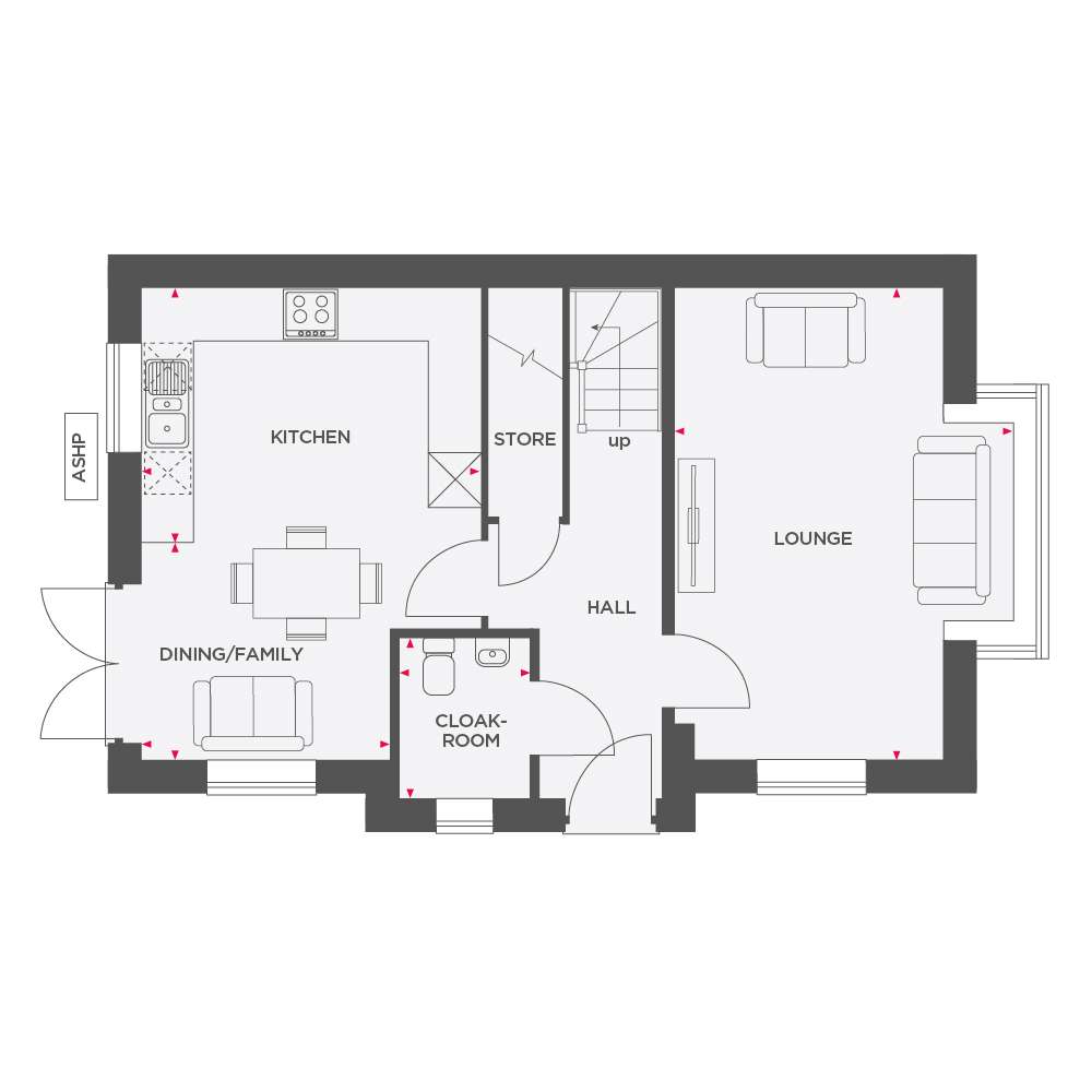 421, Bartle Lane, Lower Bartle floorplan
