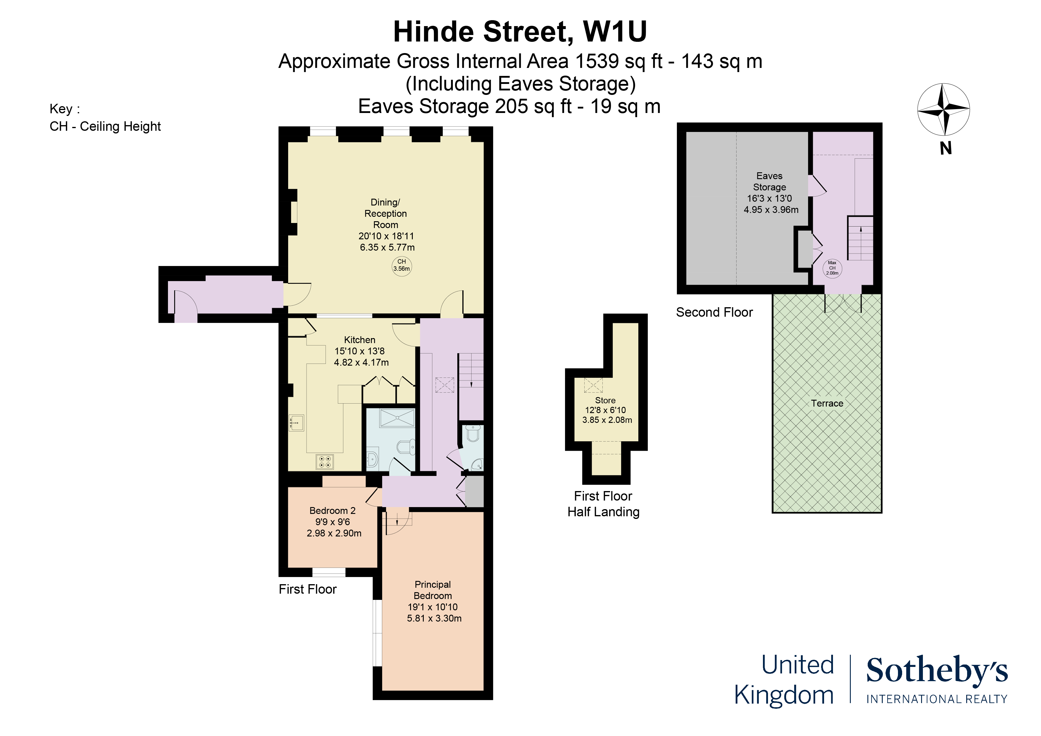 8, Hinde Street, Marylebone floorplan