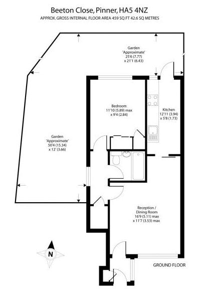19, Beeton Close, Pinner floorplan