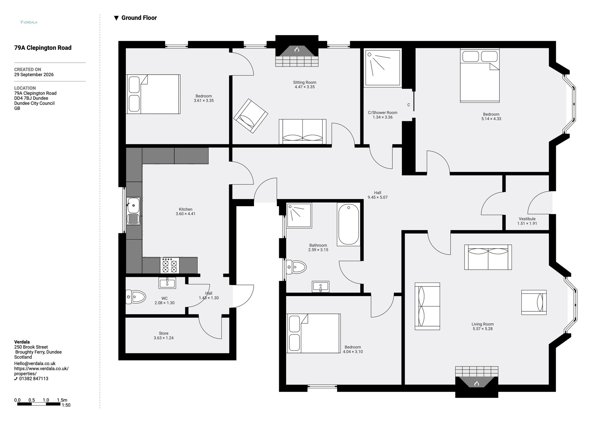 79a Clepington Road, Dundee floorplan