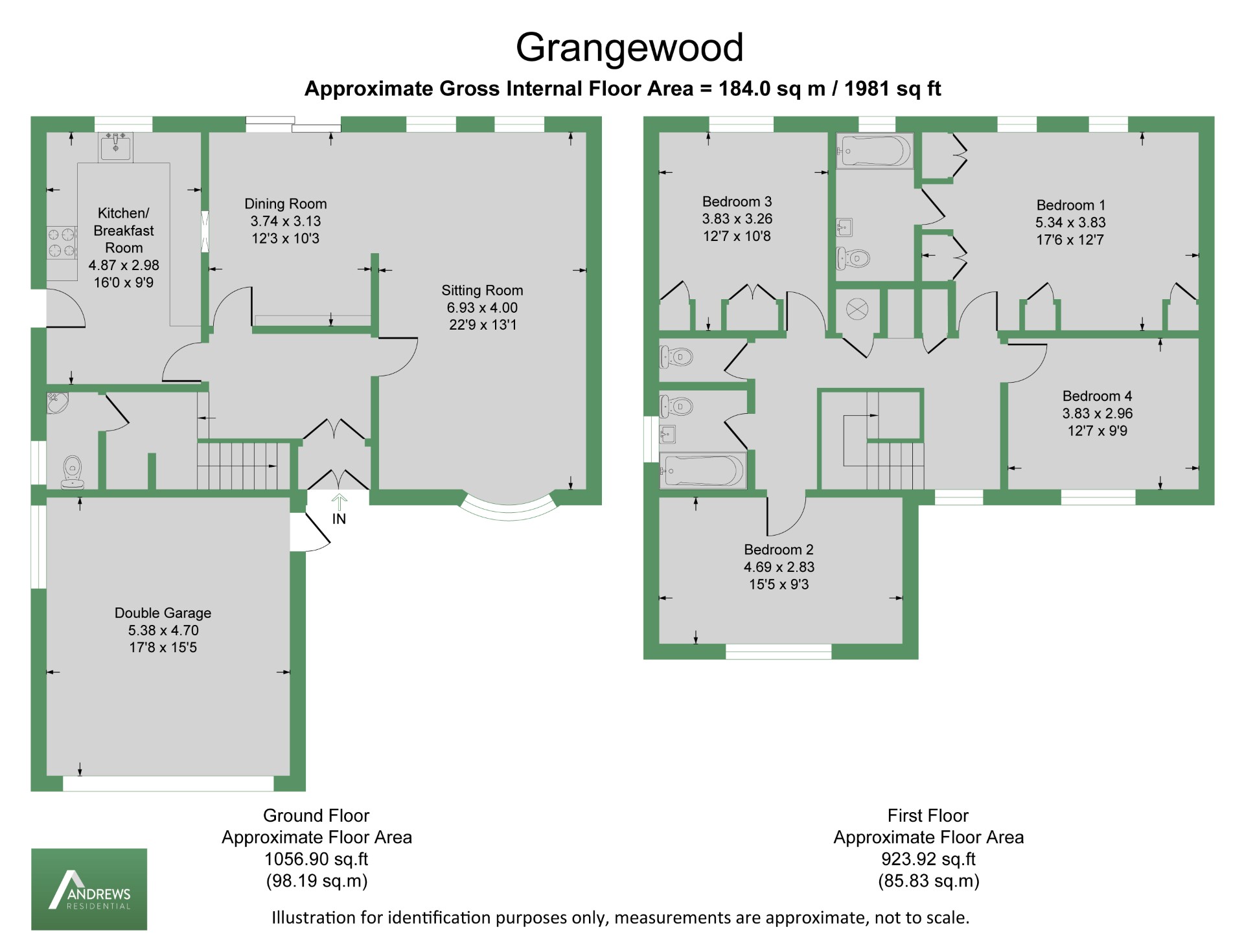 27, Grangewood, Slough floorplan