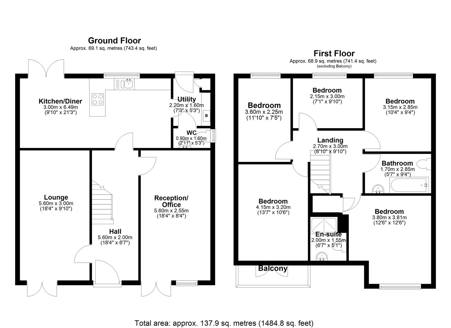2, Ridley Drive, Wallsend floorplan