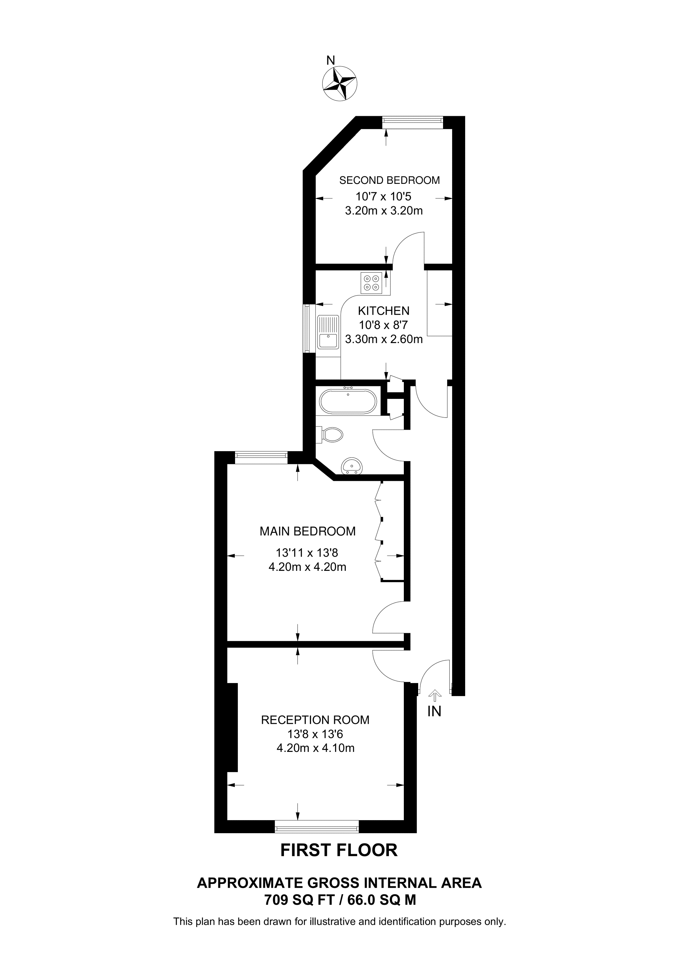 Widley Road, Maida Vale floorplan