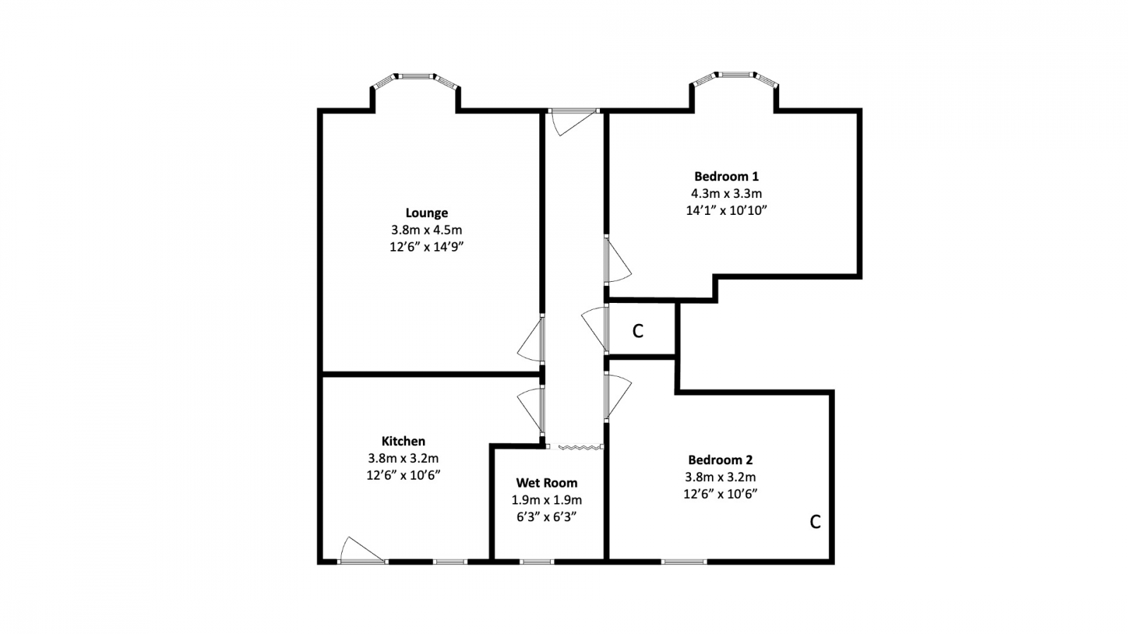 Blantyre, Glasgow floorplan