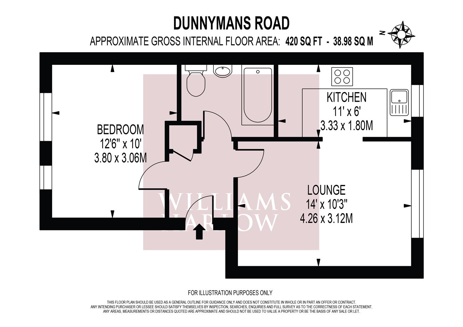 61, Dunnymans Road, Banstead floorplan