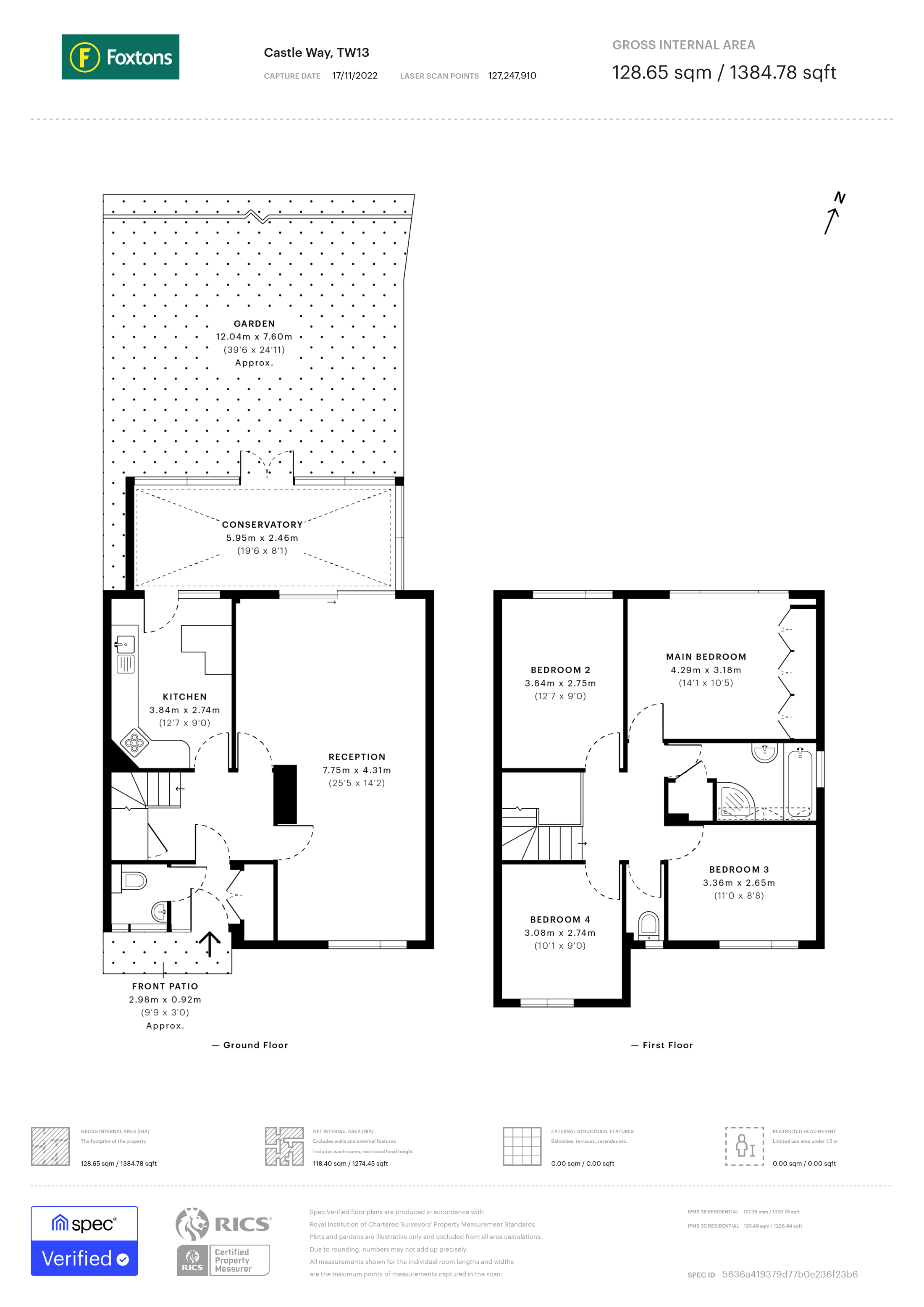 Castle Way, Feltham TW13, 4 bedroom terraced house for sale 63104742