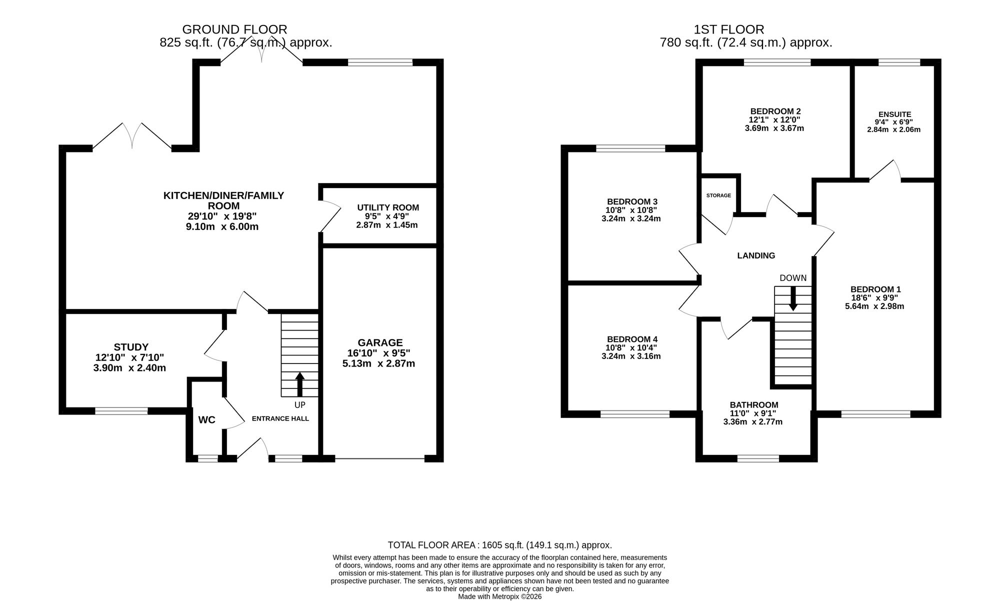 Oat House, Stafford Road, Staffordshire floorplan
