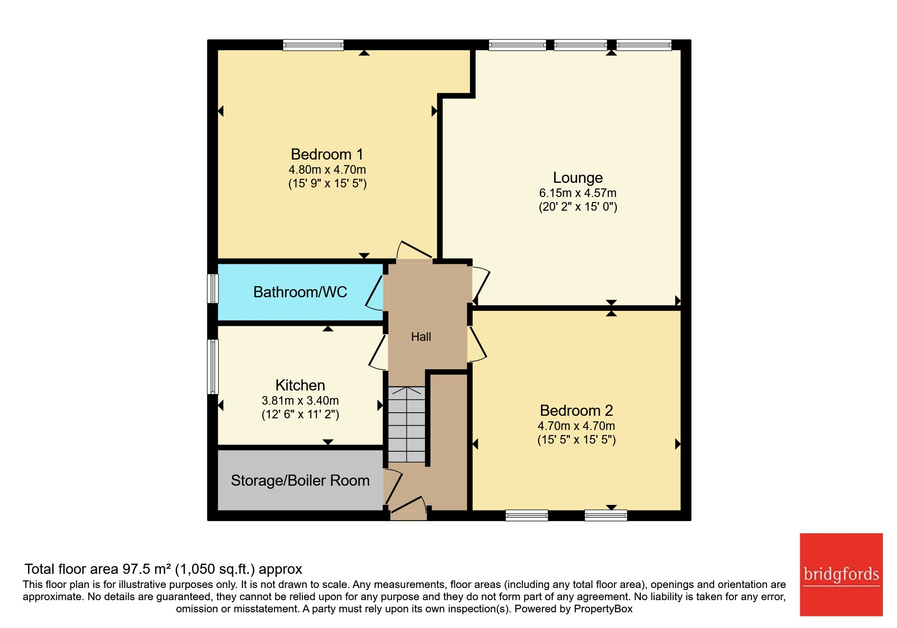 Flat 3 Greenwood, 13, College Road, Derbyshire floorplan