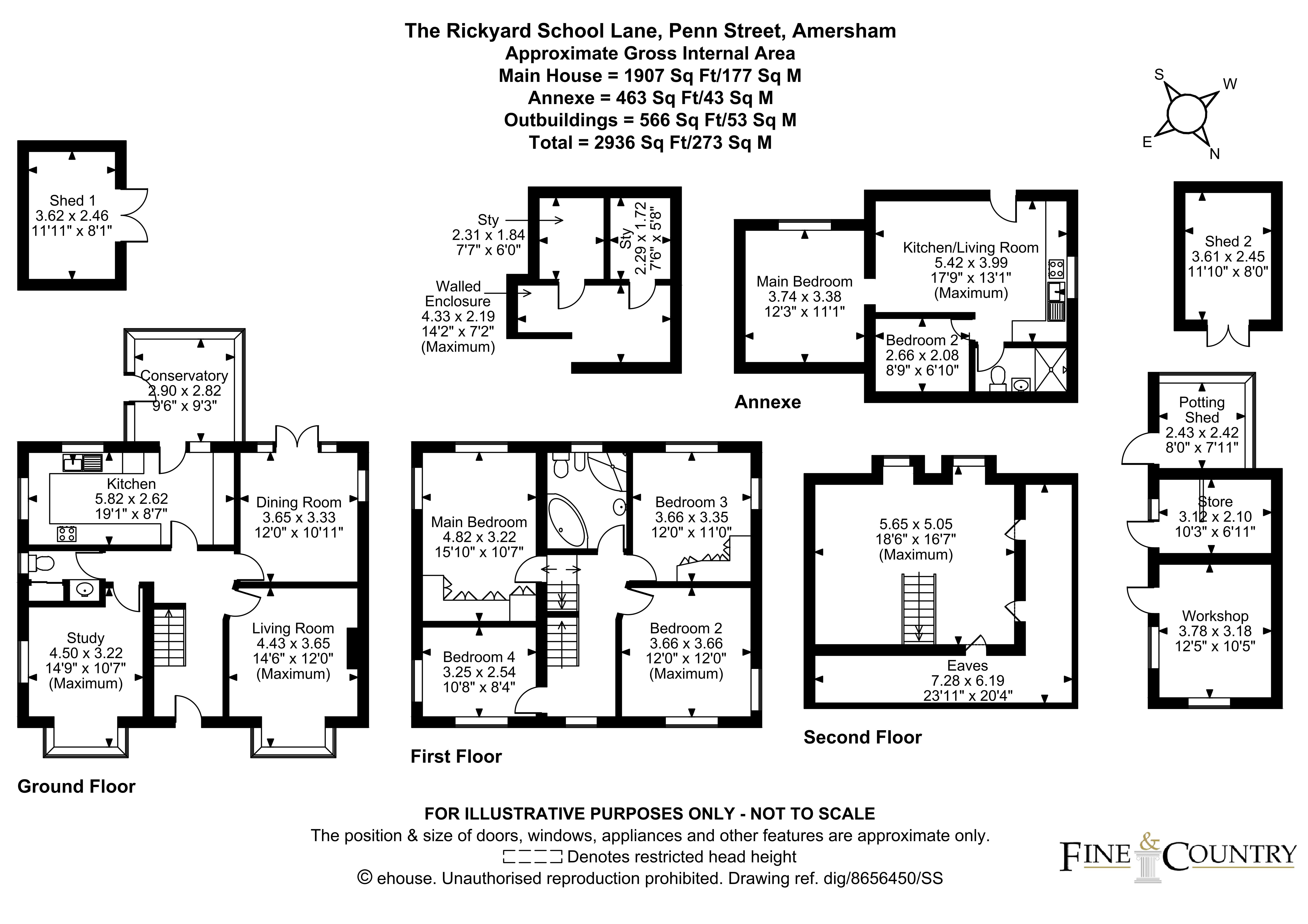 The Rickyard,, School Lane, Amersham floorplan