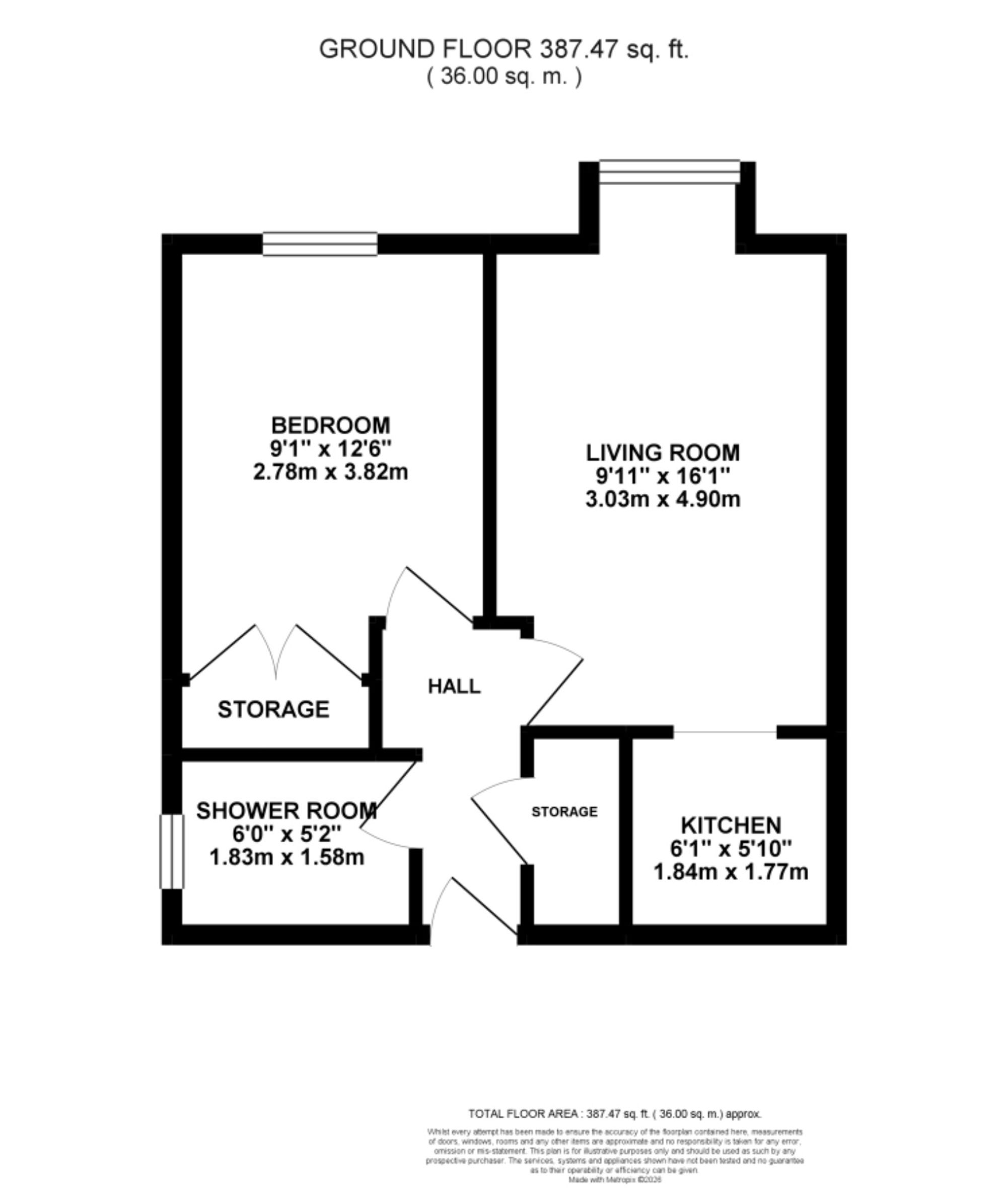 Flat 58, The Moorings Stafford Street, Stone floorplan