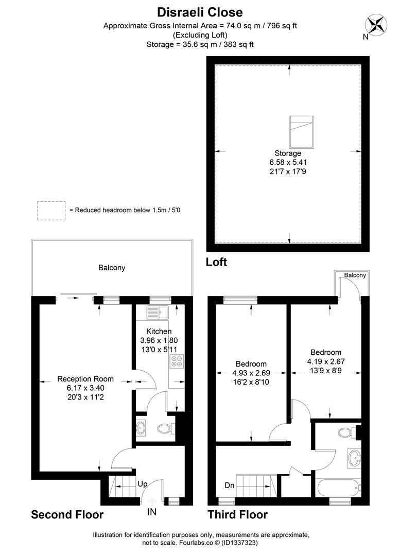 5, Disraeli Close, London floorplan